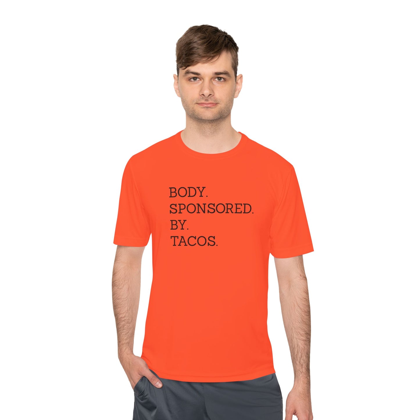 Body Sponsored By Tacos - Unisex Sport-Tek Shirt