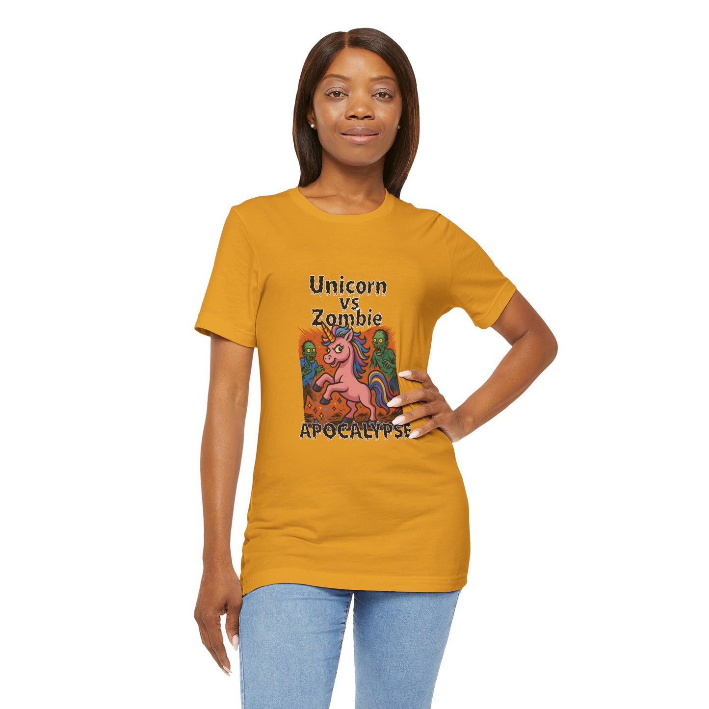 Unicorn vs Zombie Apocalypse - Unisex T-Shirt