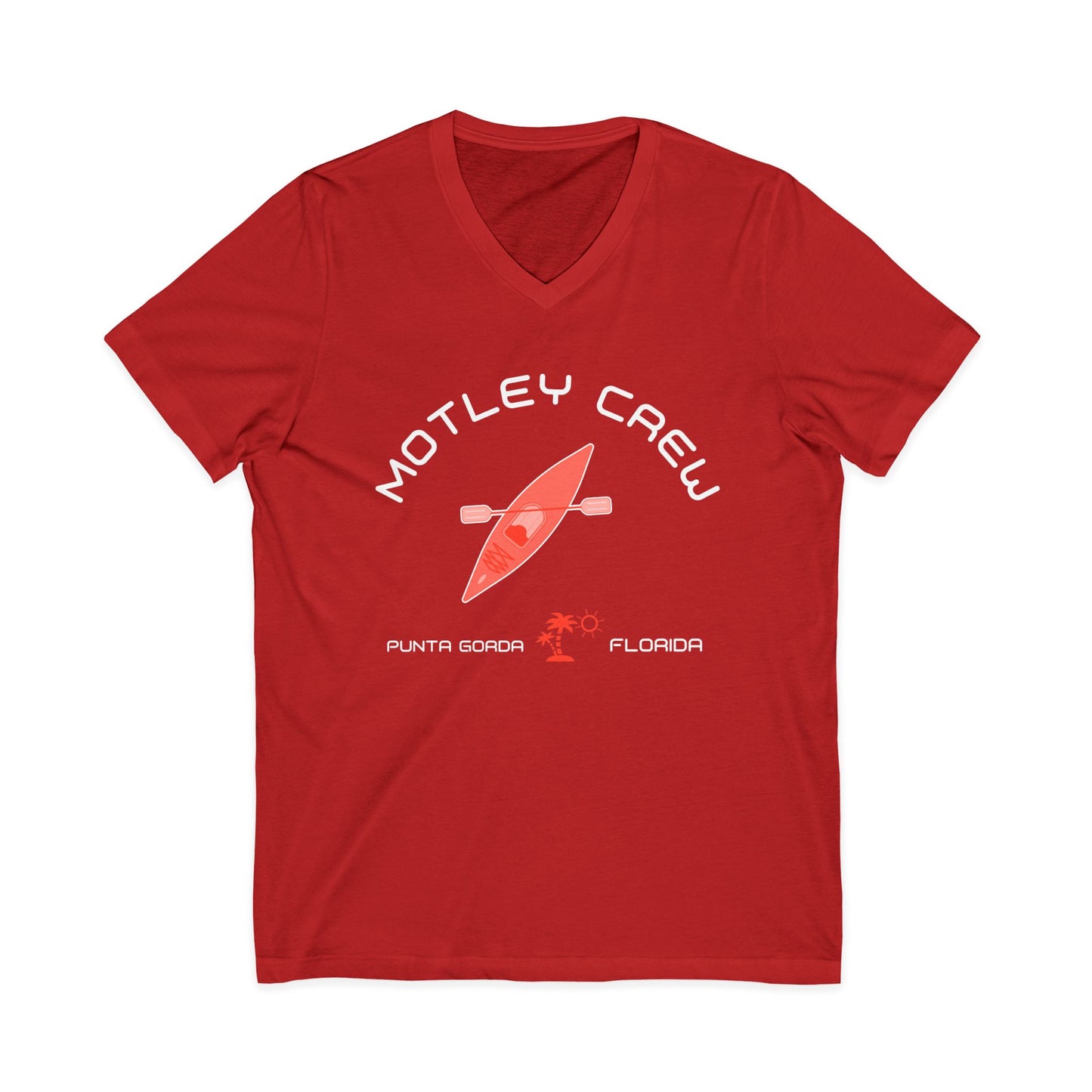 Motley Crew - Unisex Jersey V-Neck T-Shirt
