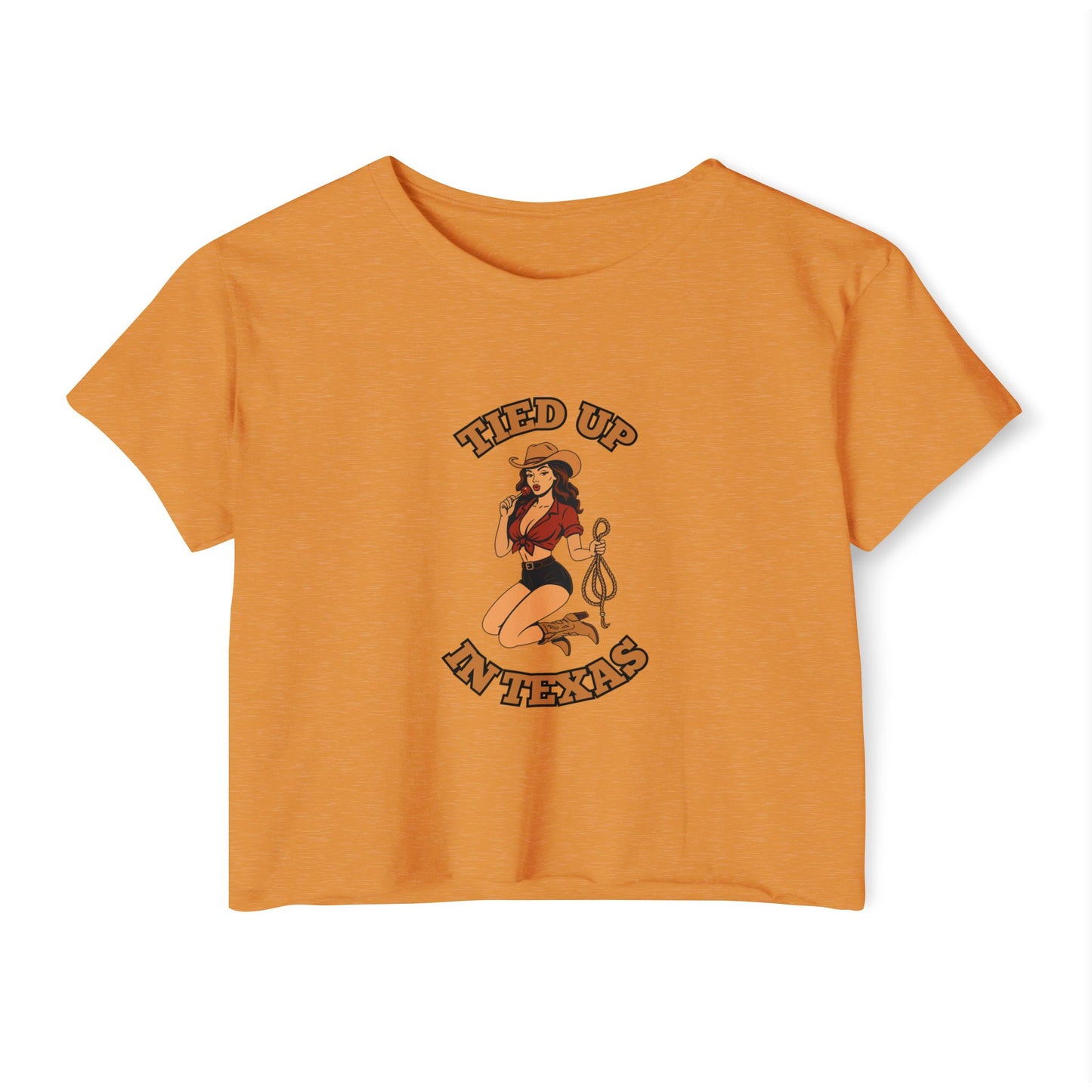Tied Up in Texas - Women's Festival Crop Top