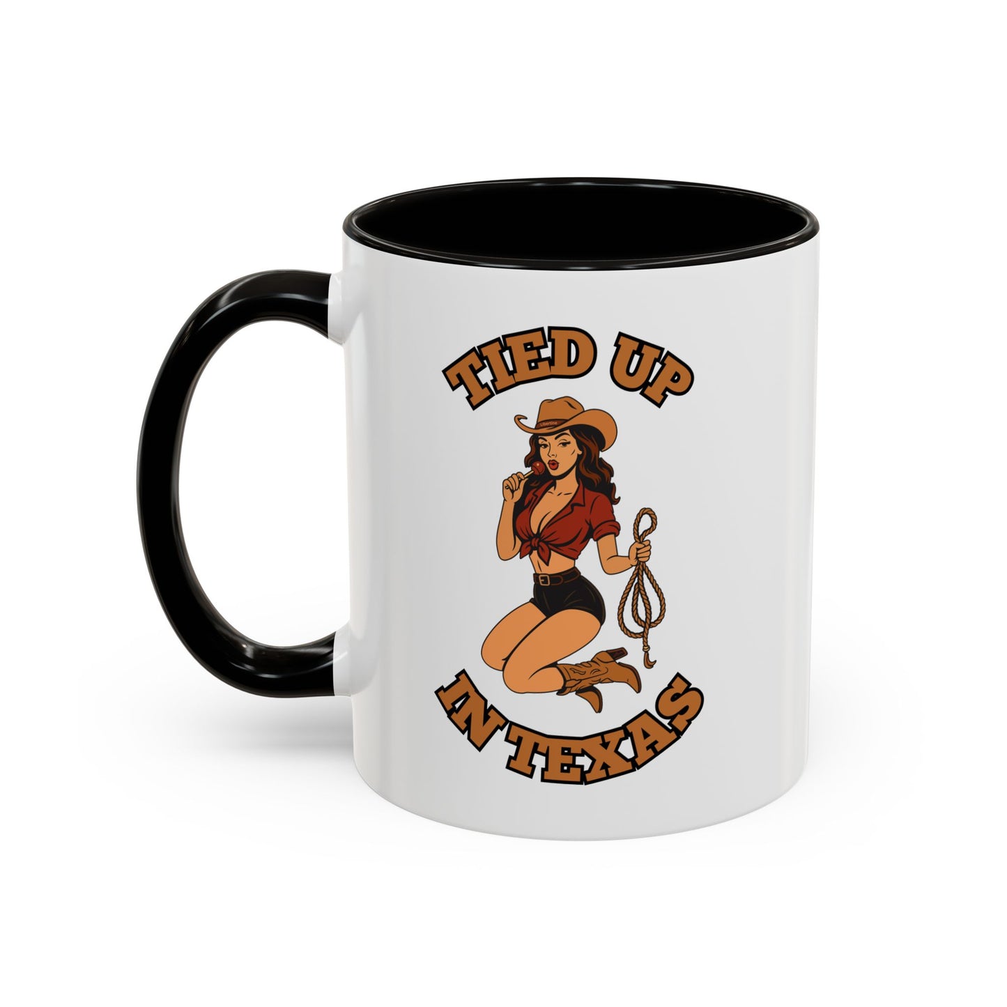 Tied up in Texas - Colorful Ceramic Mug