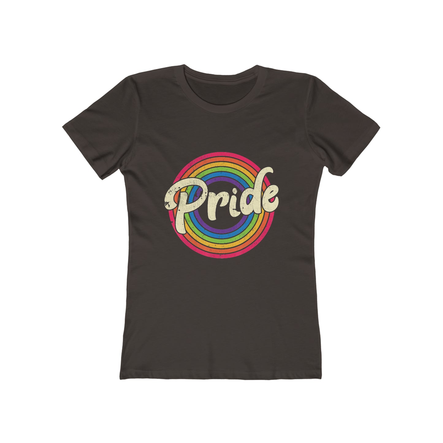 Pride with Circle Rainbow - Women's T-shirt