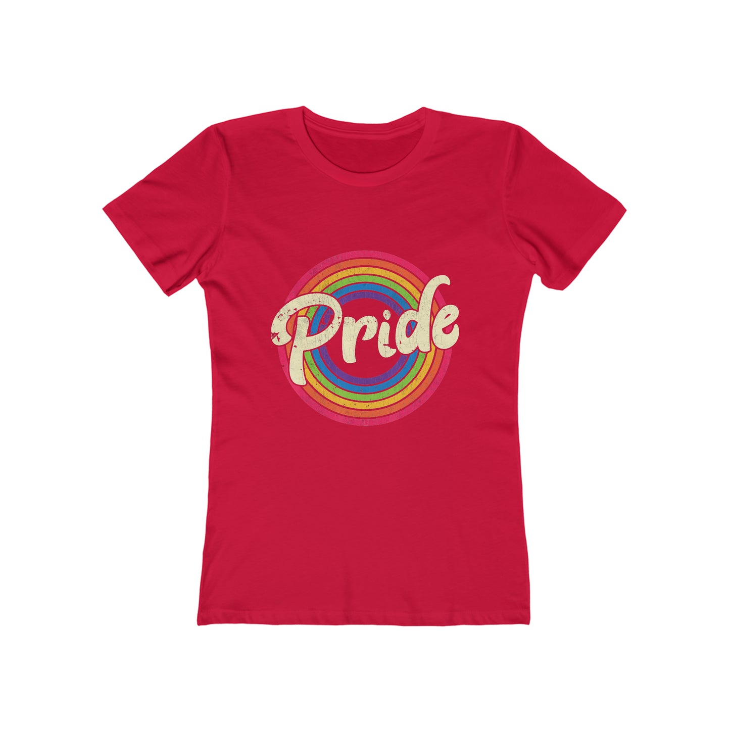 Pride with Circle Rainbow - Women's T-shirt