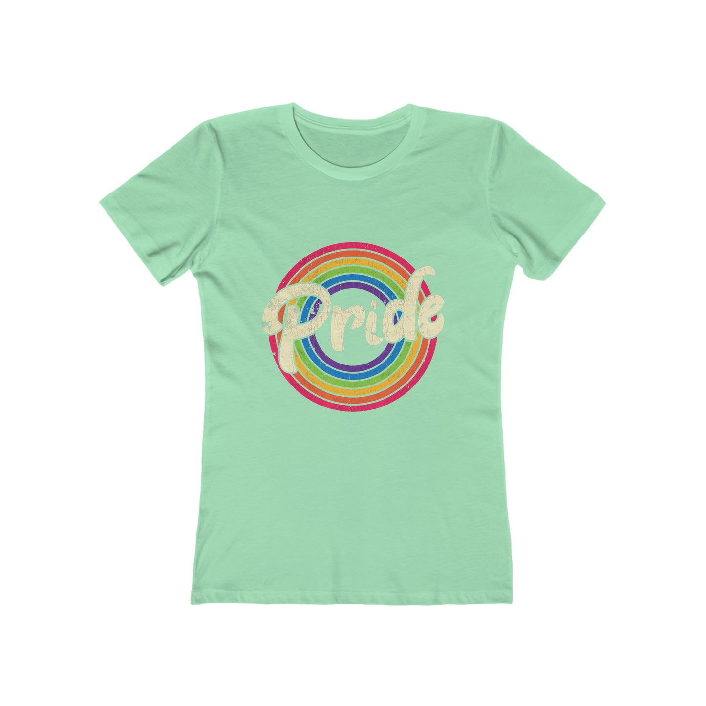 Pride with Circle Rainbow - Women's T-shirt