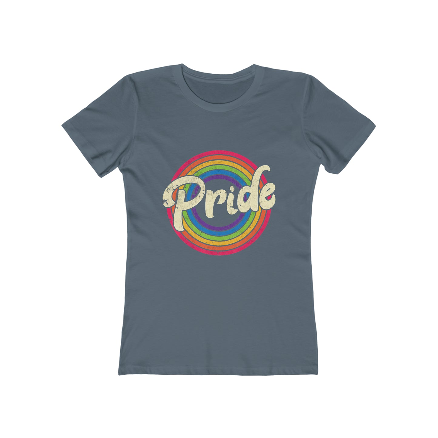 Pride with Circle Rainbow - Women's T-shirt
