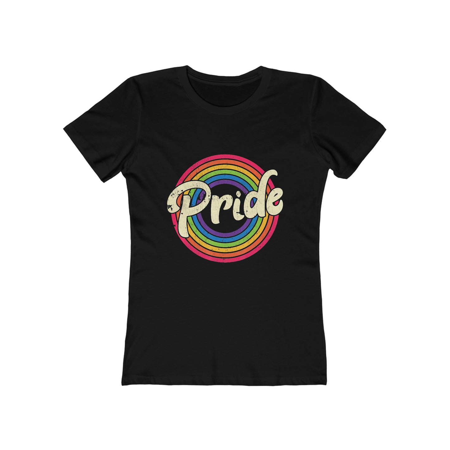 Pride with Circle Rainbow - Women's T-shirt