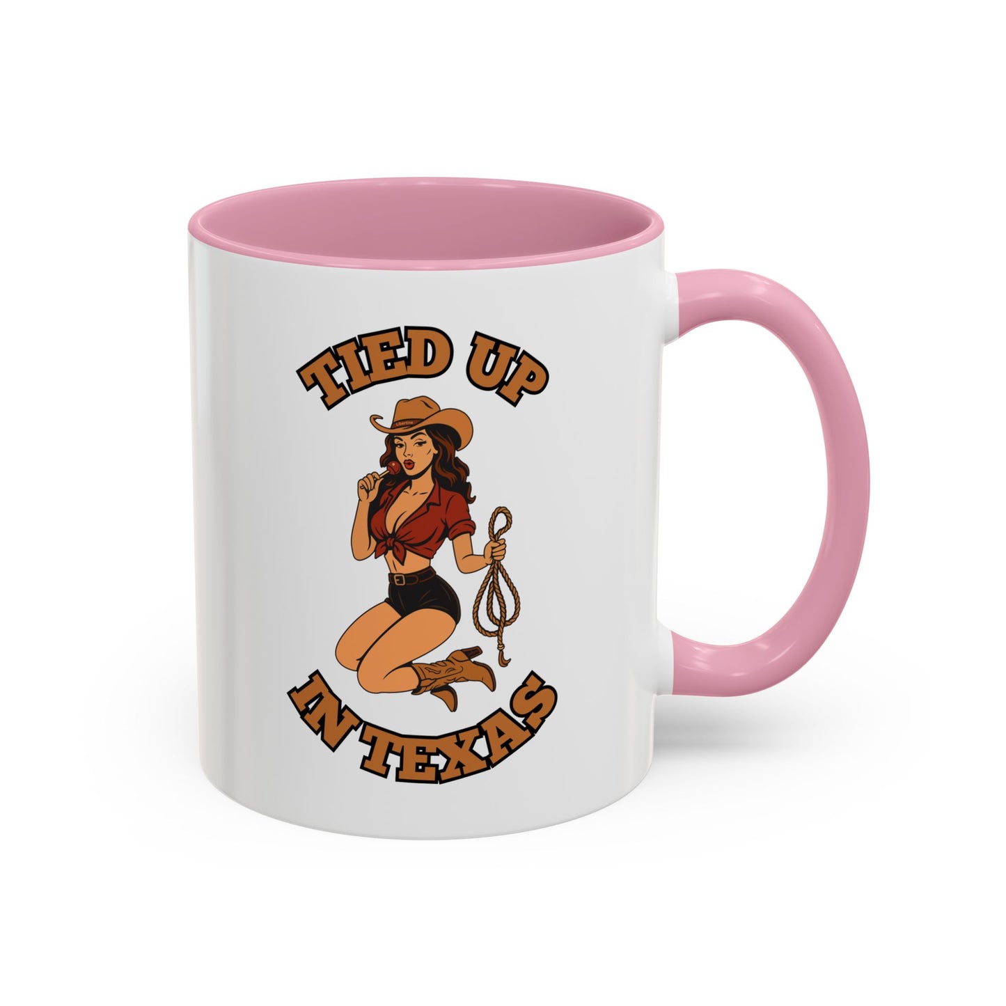 Tied up in Texas - Colorful Ceramic Mug