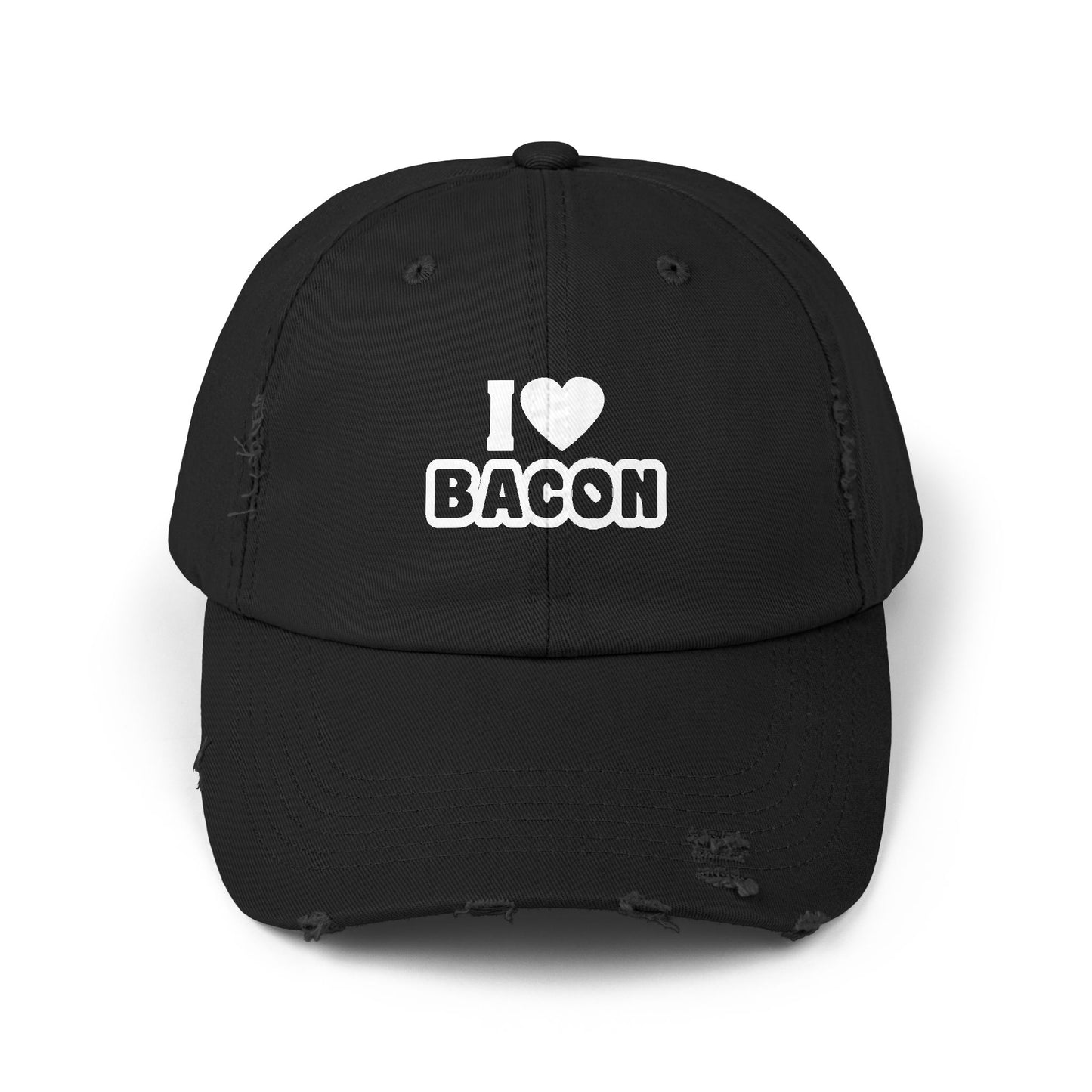 I Love Bacon - Even More Distressed Cap