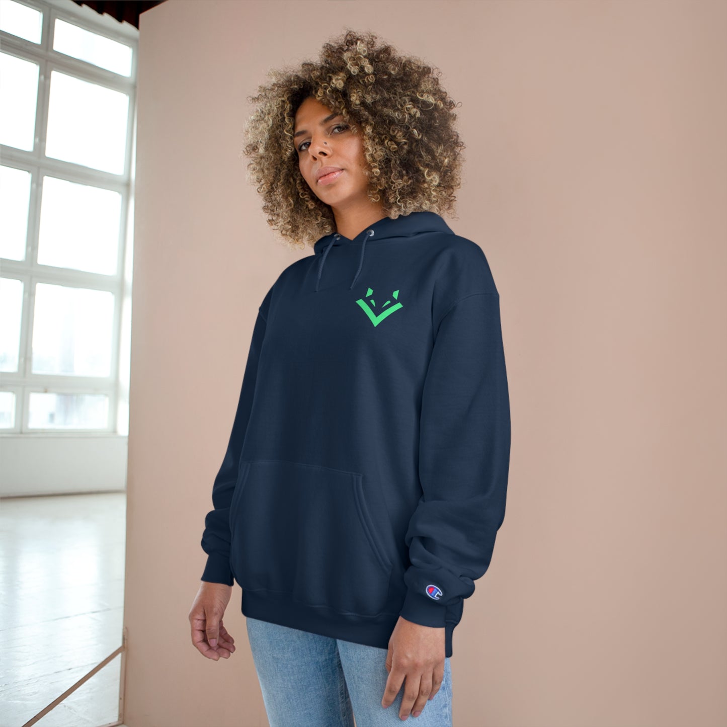 715 Organize Champion Hoodie - Unisex Hooded Sweatshirt