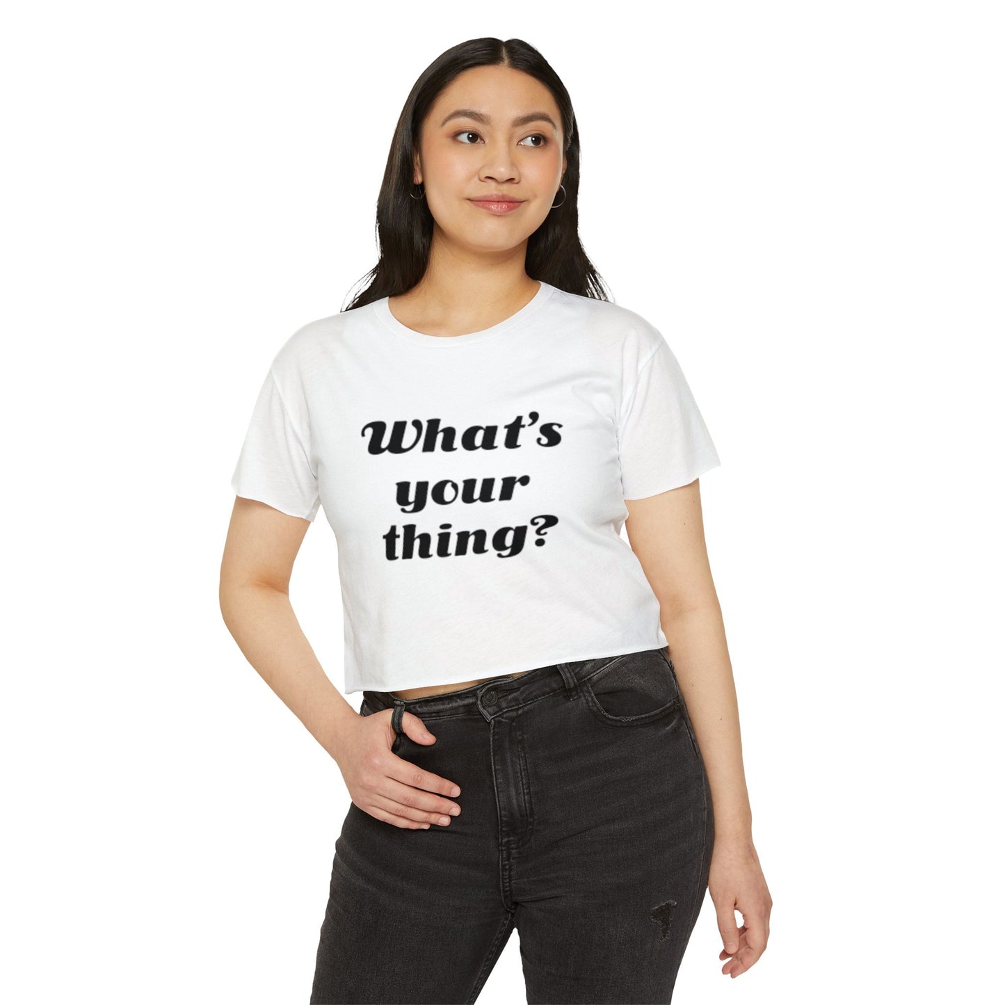 What's Your Thing - Women's Festival Crop Top