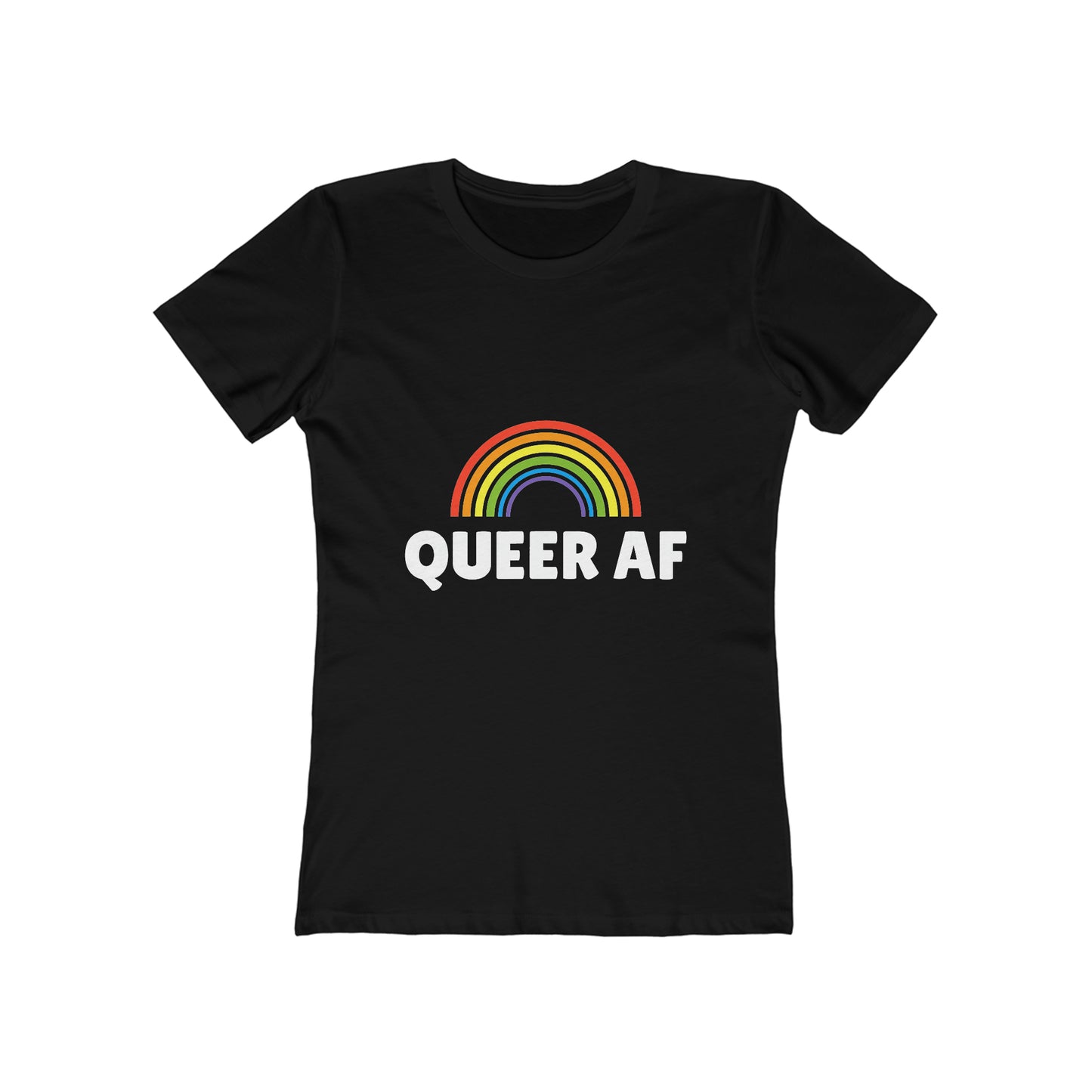 Queer AF Rainbow - Women's T-shirt