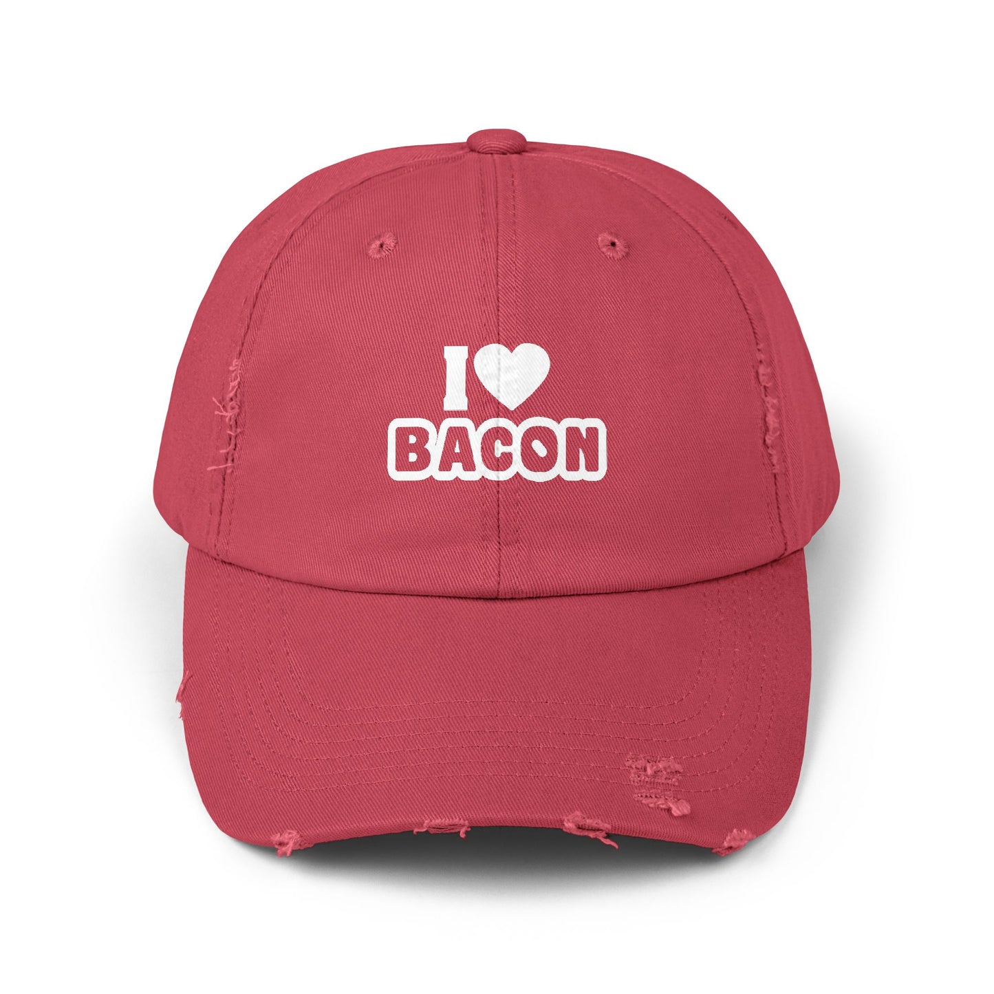 I Love Bacon - Even More Distressed Cap