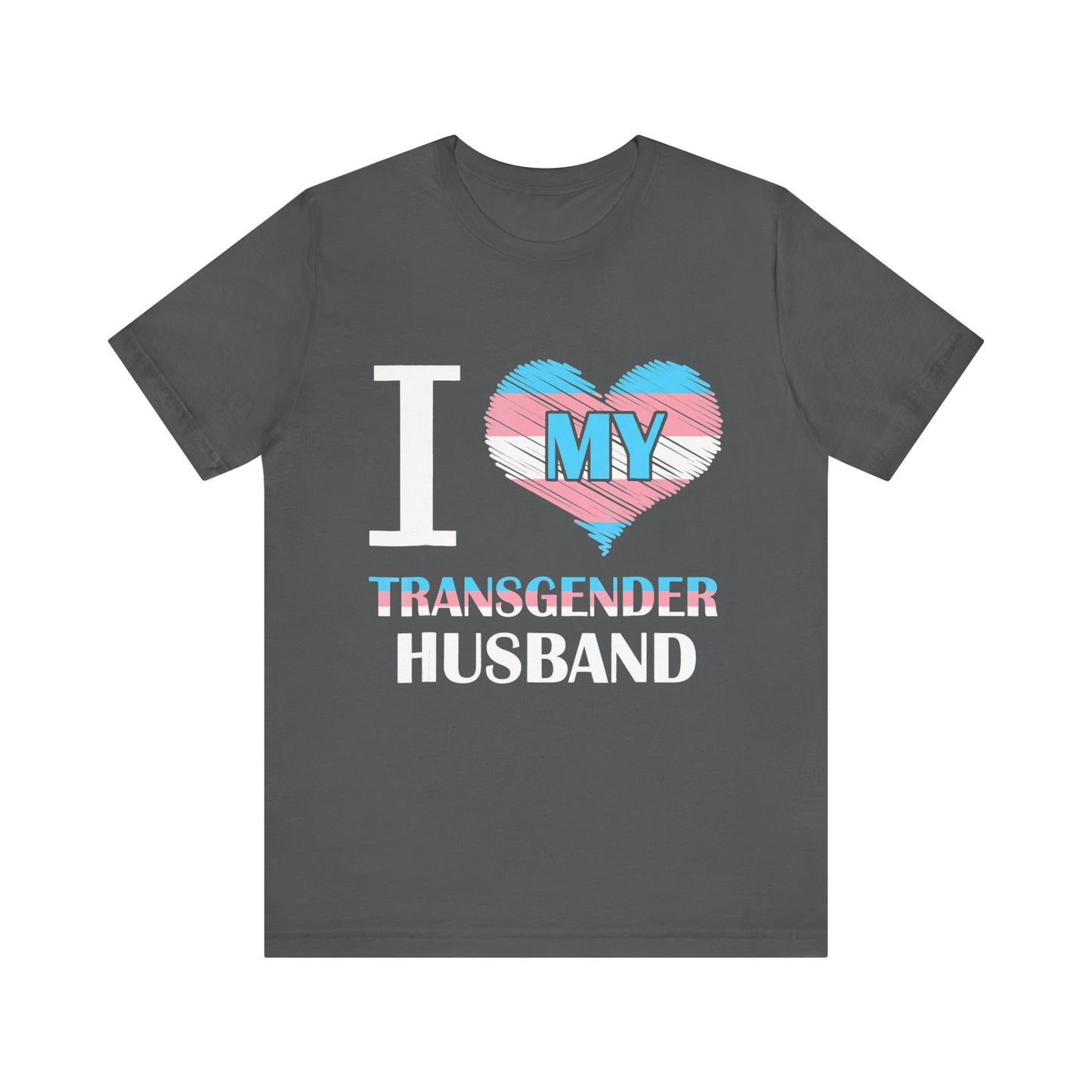 I Heart My Transgender Husband - Unisex T-Shirt