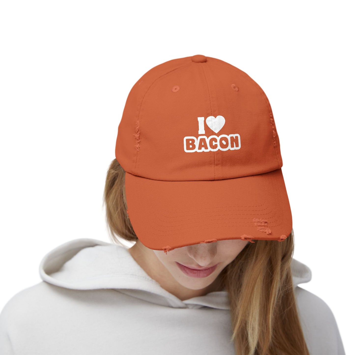 I Love Bacon - Even More Distressed Cap