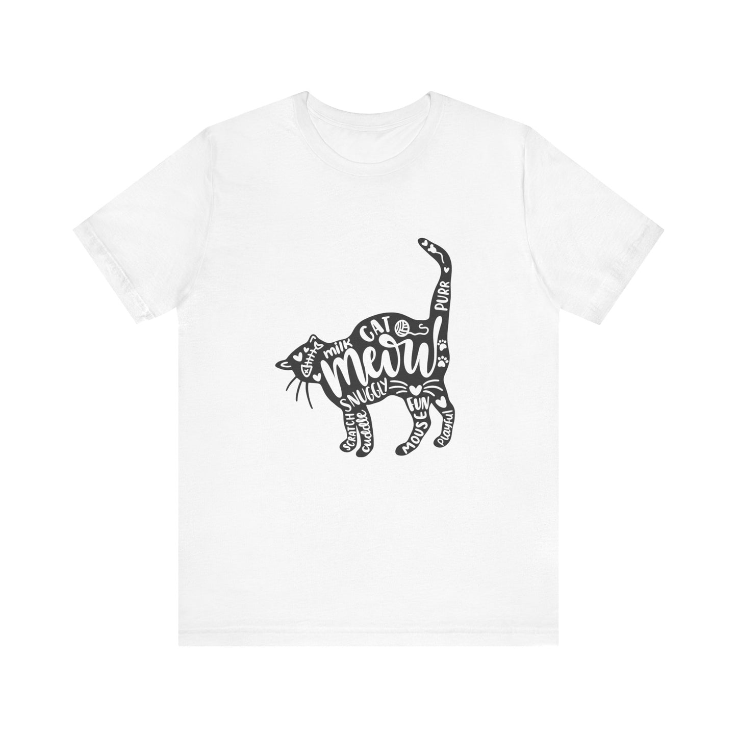 Cat Word Cloud - Unisex T-Shirt