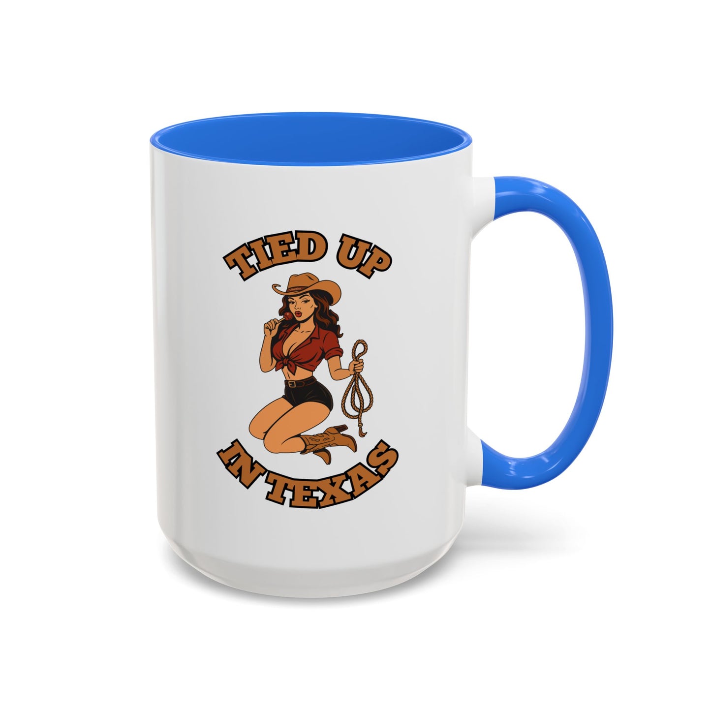 Tied up in Texas - Colorful Ceramic Mug