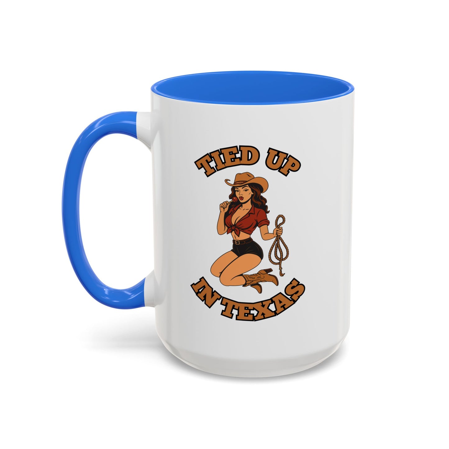 Tied up in Texas - Colorful Ceramic Mug