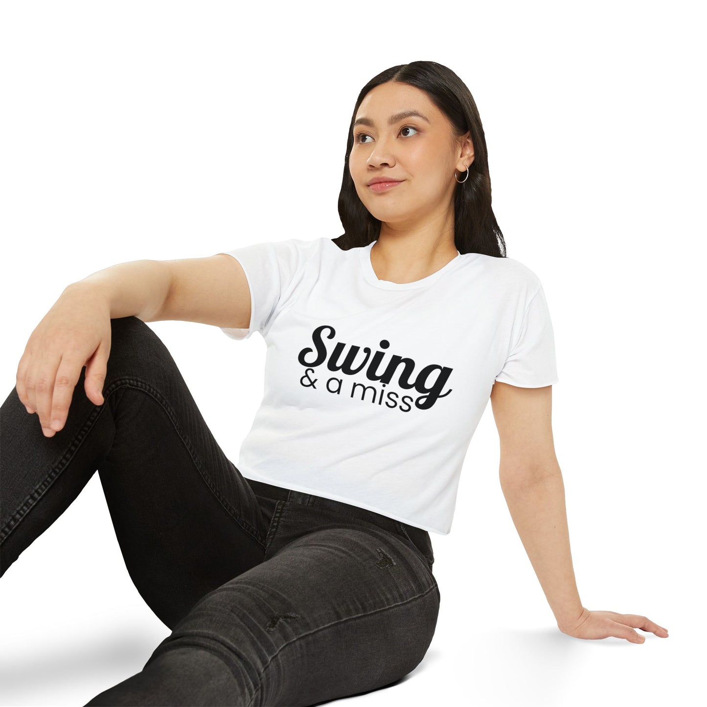 Swing and a Miss - Women's Festival Crop Top