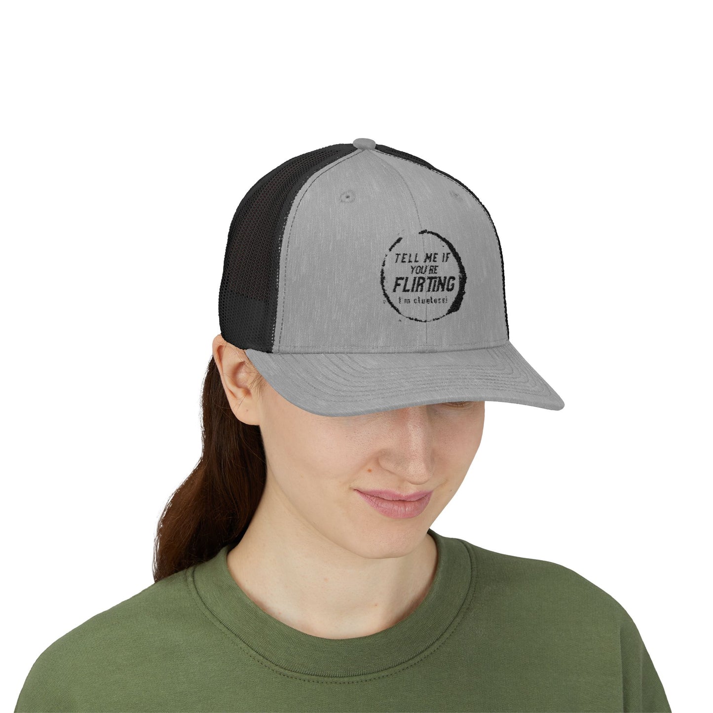 Tell Me If You're Flirting - Snapback Trucker Cap