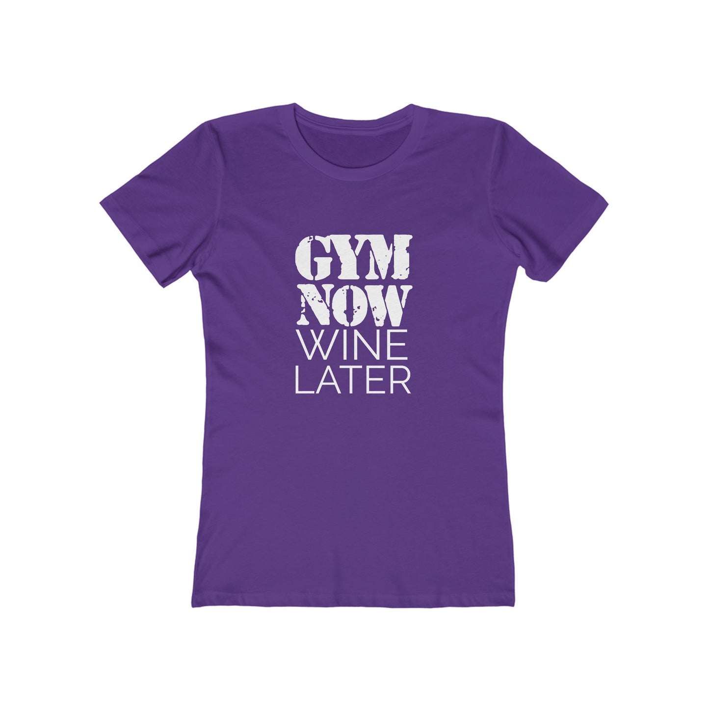 Gym Now, Wine Later - Women's T-shirt