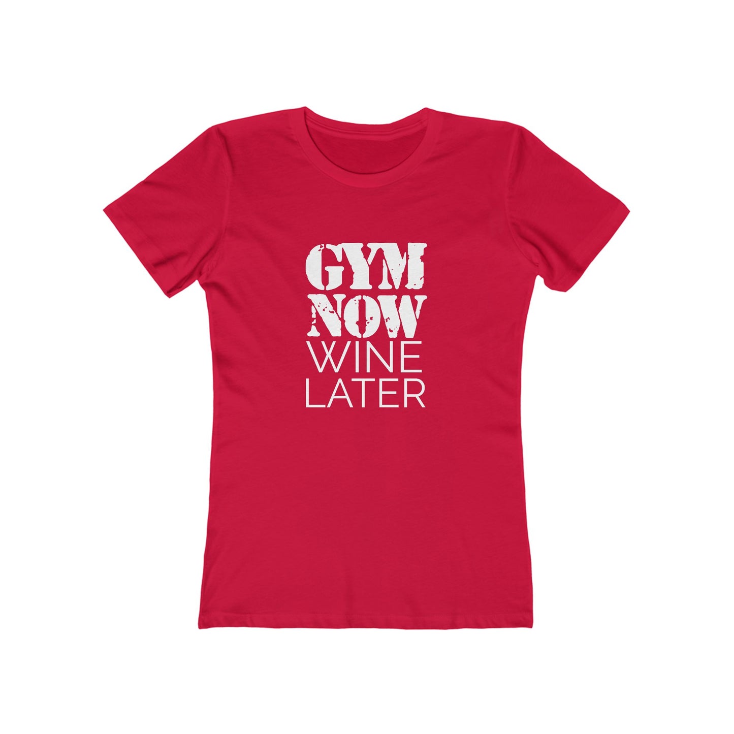 Gym Now, Wine Later - Women's T-shirt