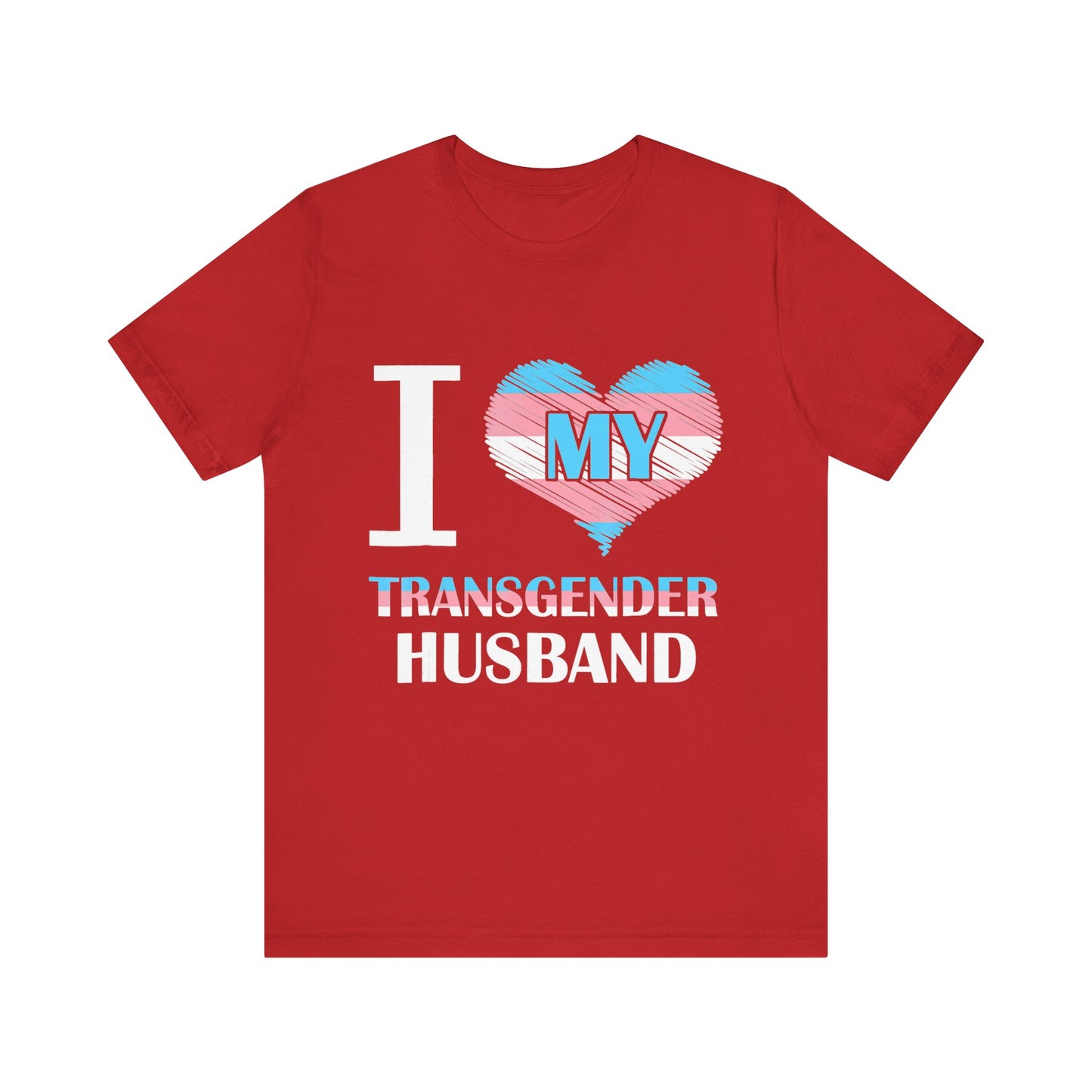 I Heart My Transgender Husband - Unisex T-Shirt