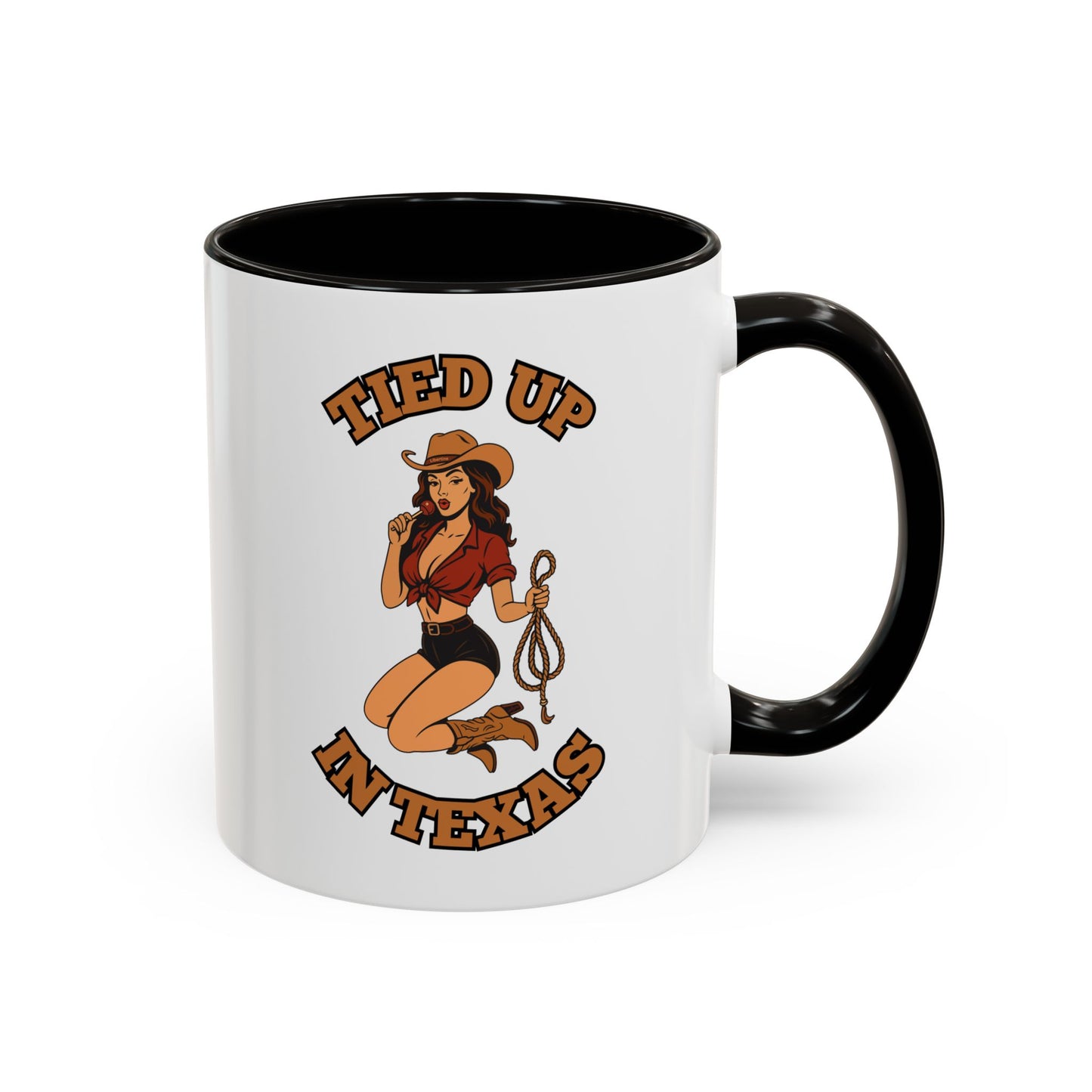 Tied up in Texas - Colorful Ceramic Mug