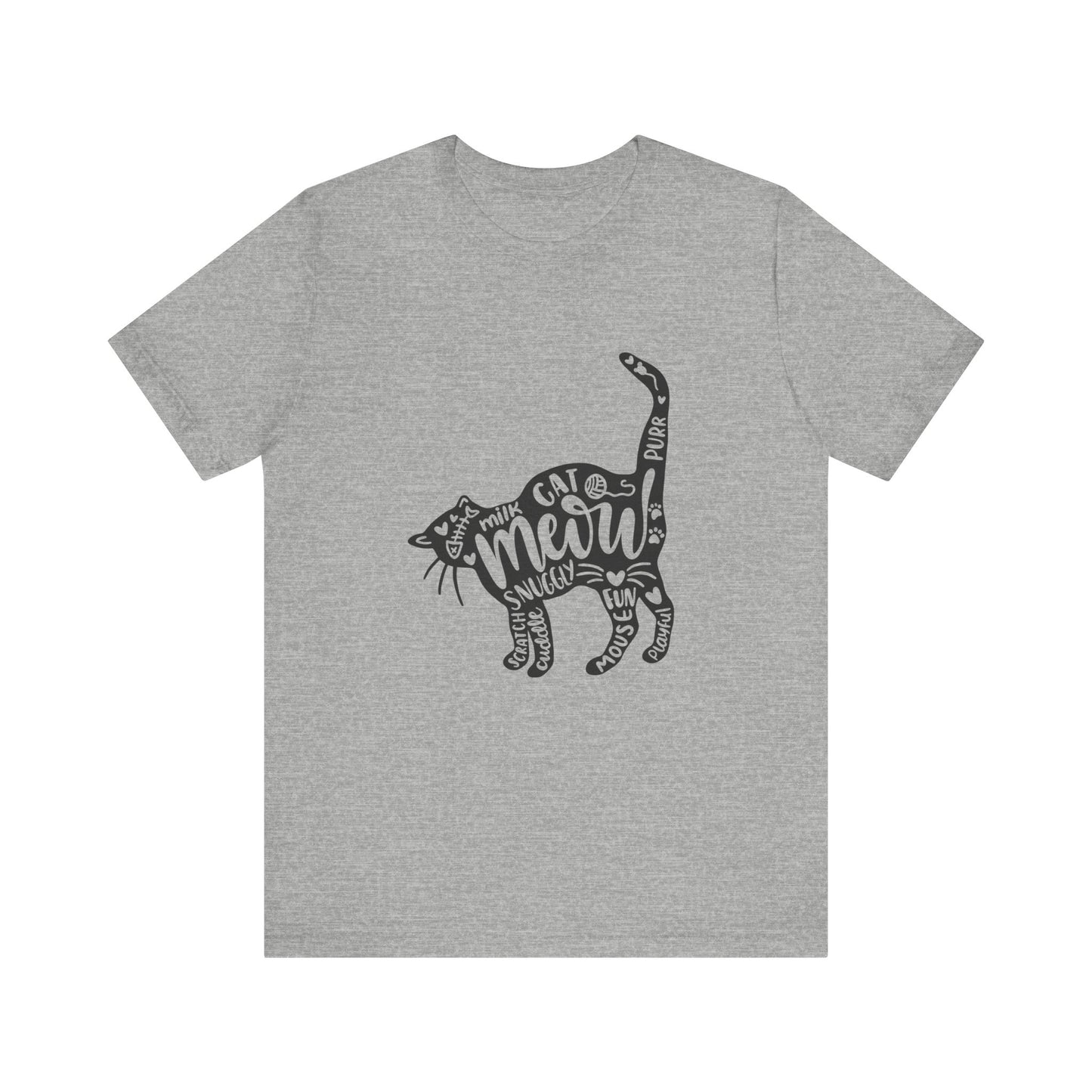 Cat Word Cloud - Unisex T-Shirt