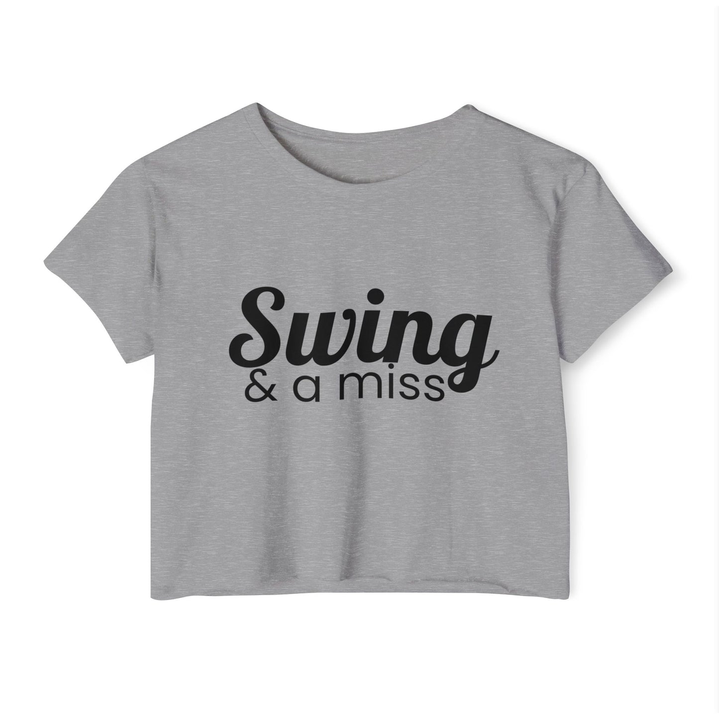 Swing and a Miss - Women's Festival Crop Top