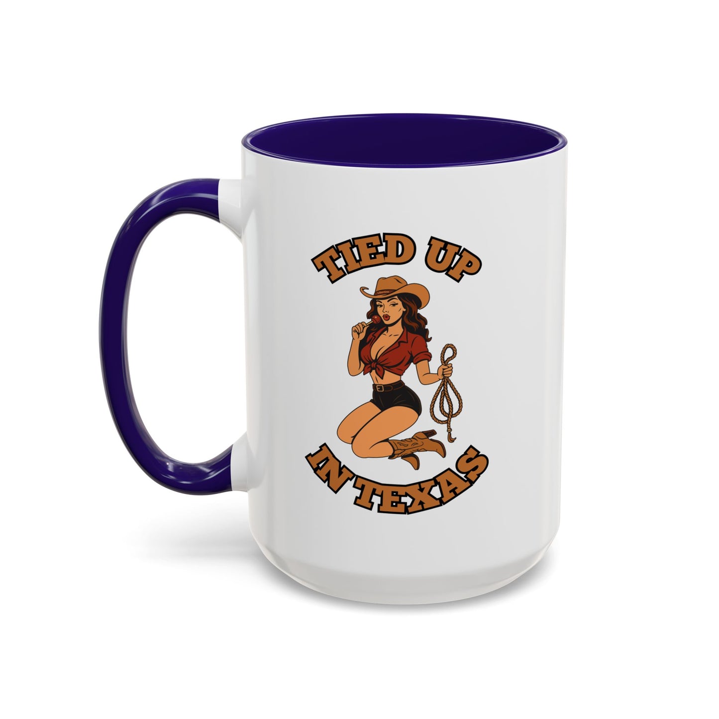 Tied up in Texas - Colorful Ceramic Mug