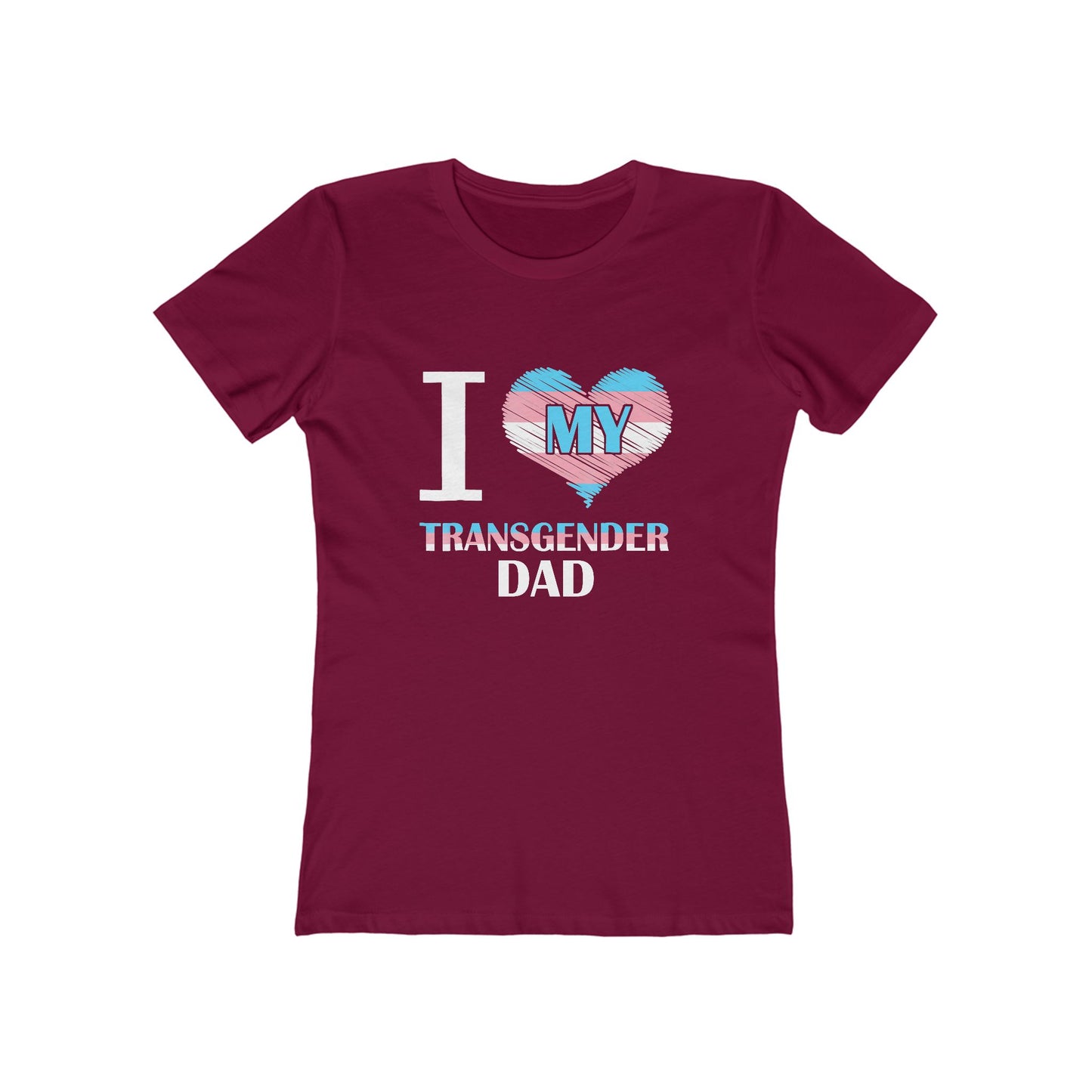 I Heart My Transgender Dad - Women's T-shirt