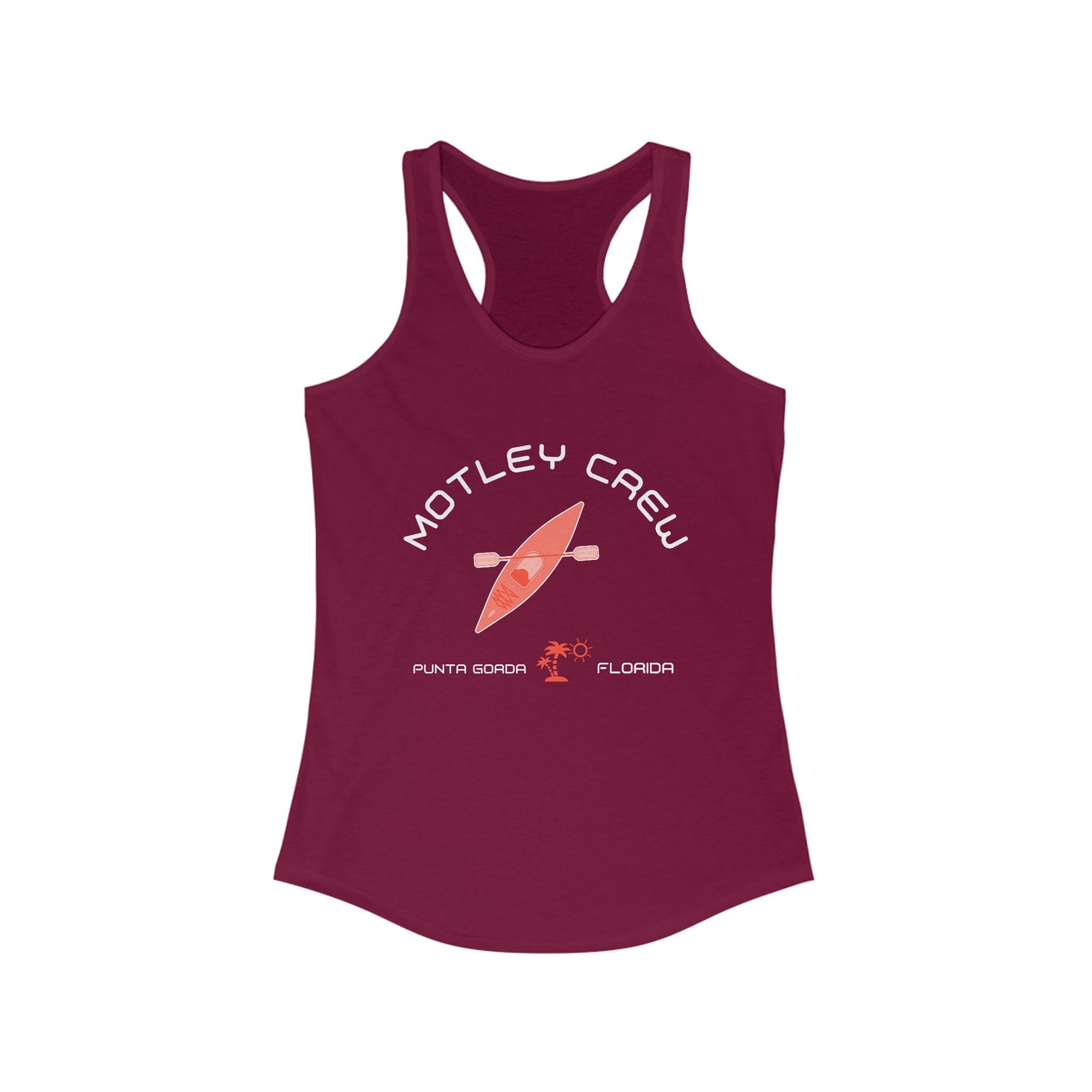 Motley Crew, Nancy Woods - Women's Ideal Racerback Tank