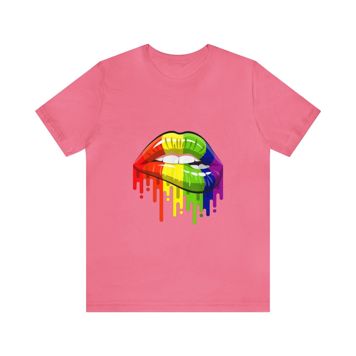Rainbow Pride Lips - Unisex T-Shirt