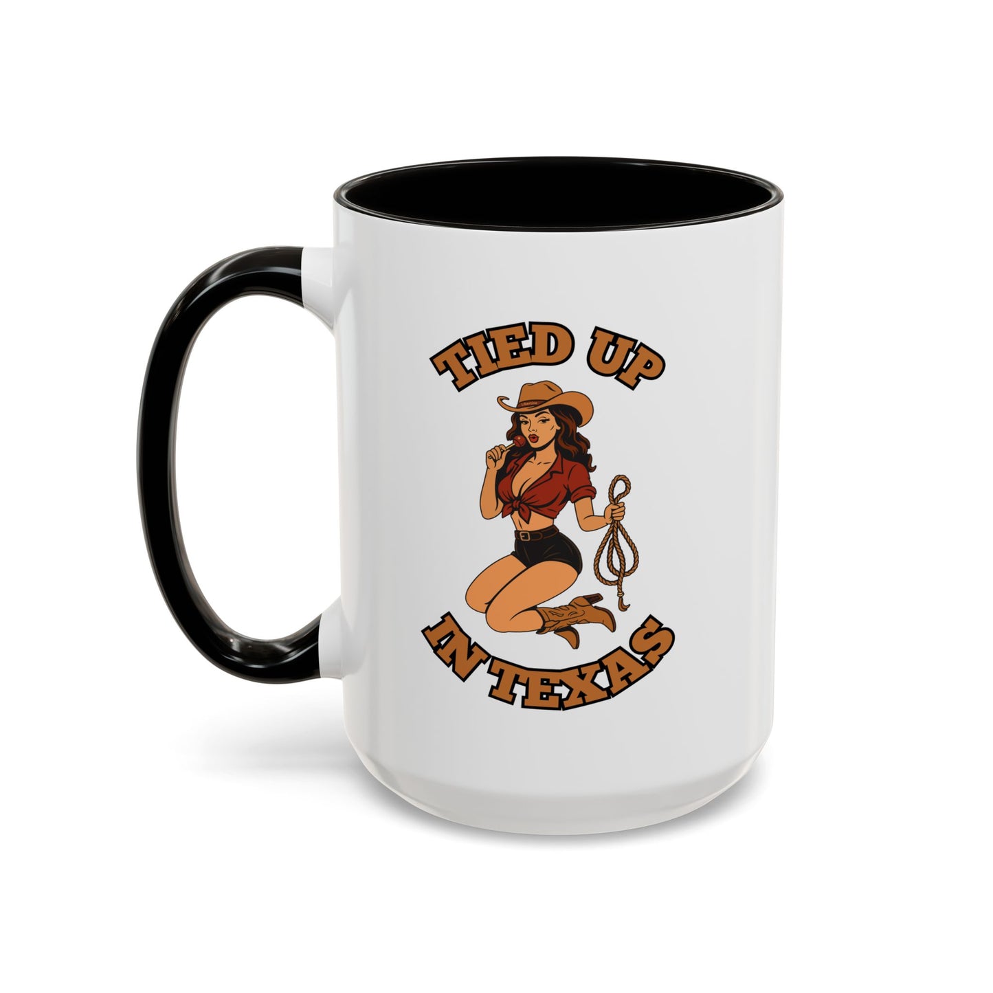 Tied up in Texas - Colorful Ceramic Mug