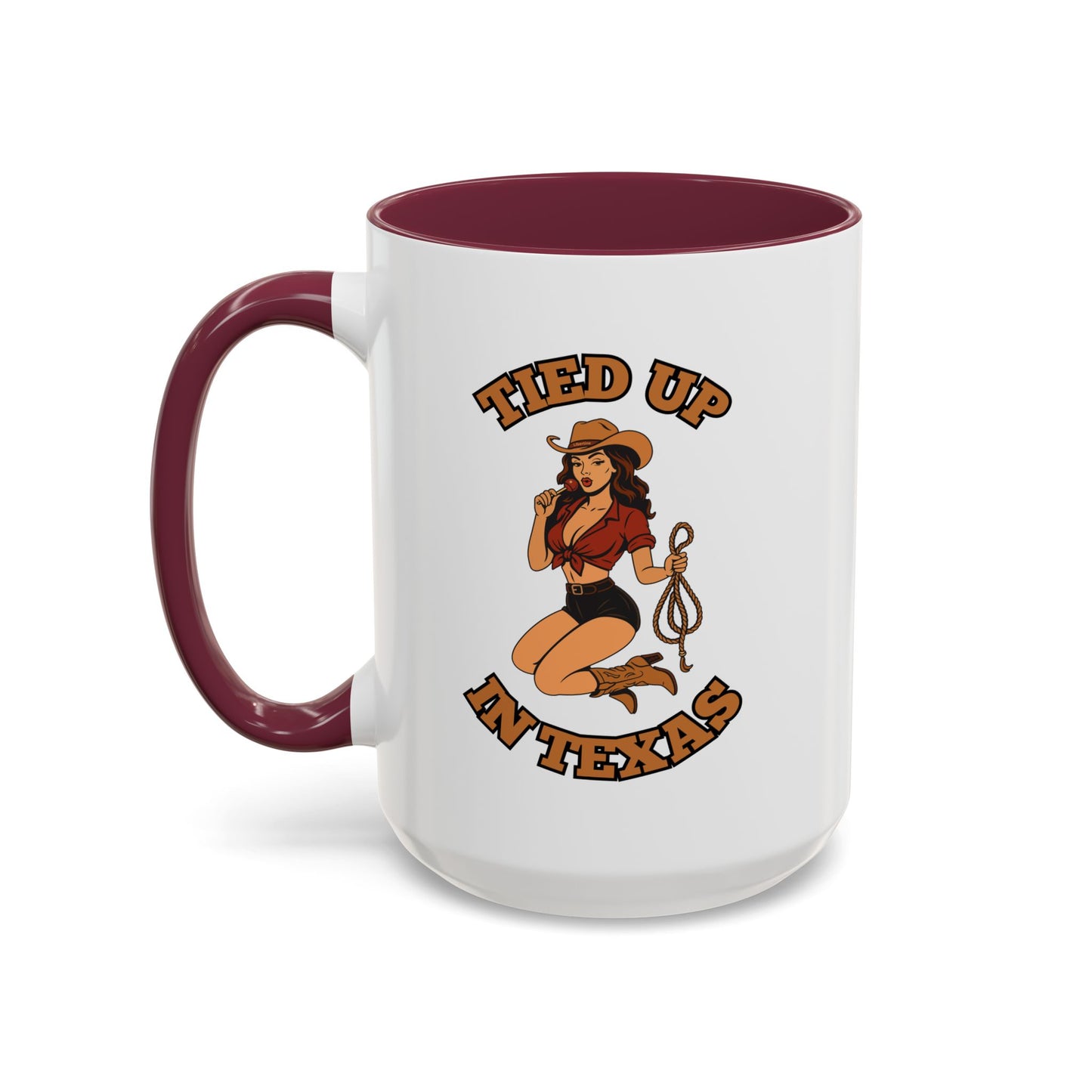 Tied up in Texas - Colorful Ceramic Mug