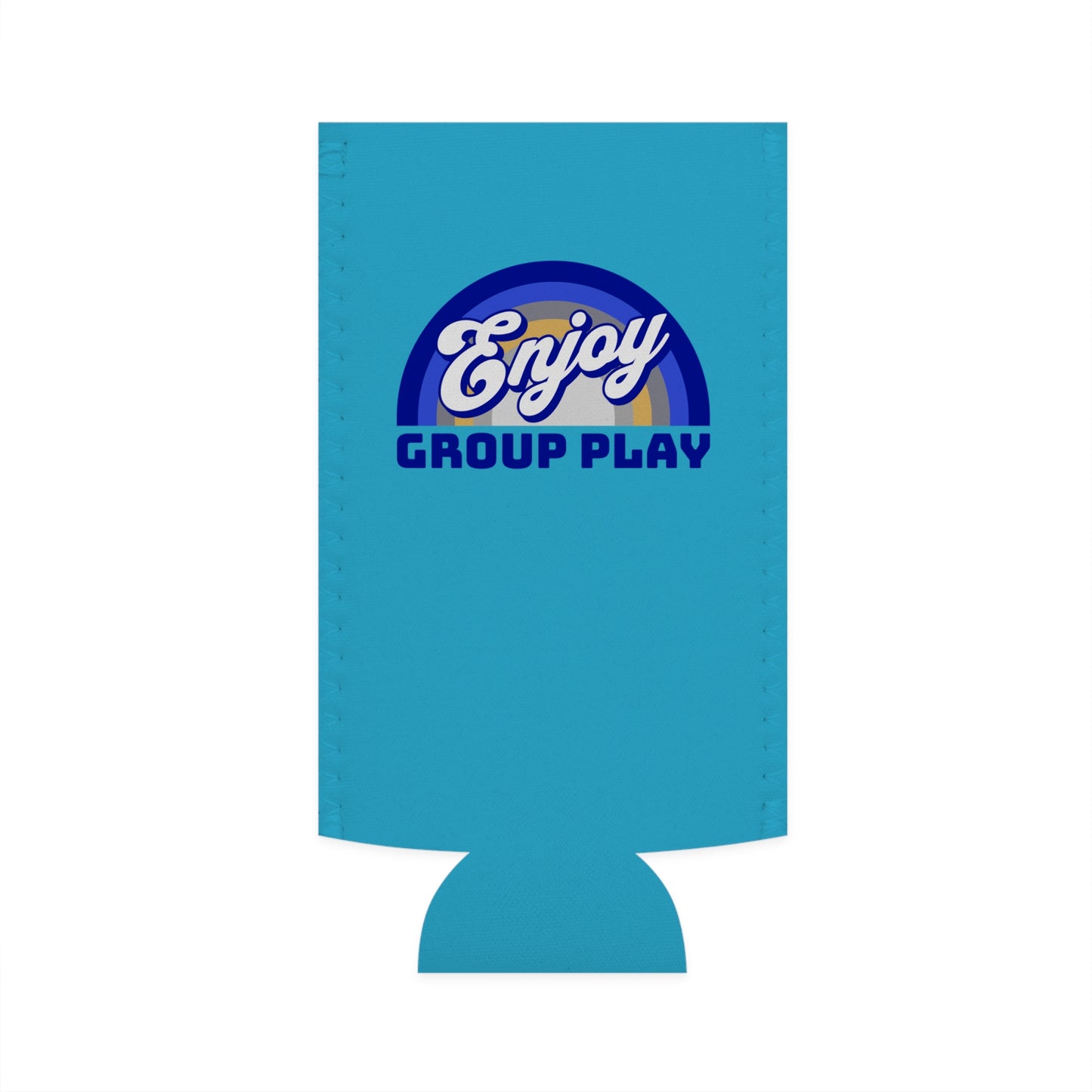 Enjoy Group Play - Slim Can Koozie