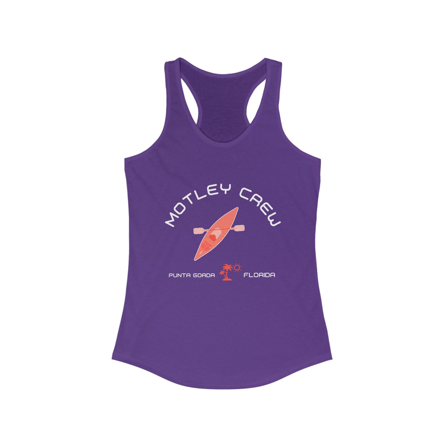 Motley Crew, Nancy Woods - Women's Ideal Racerback Tank