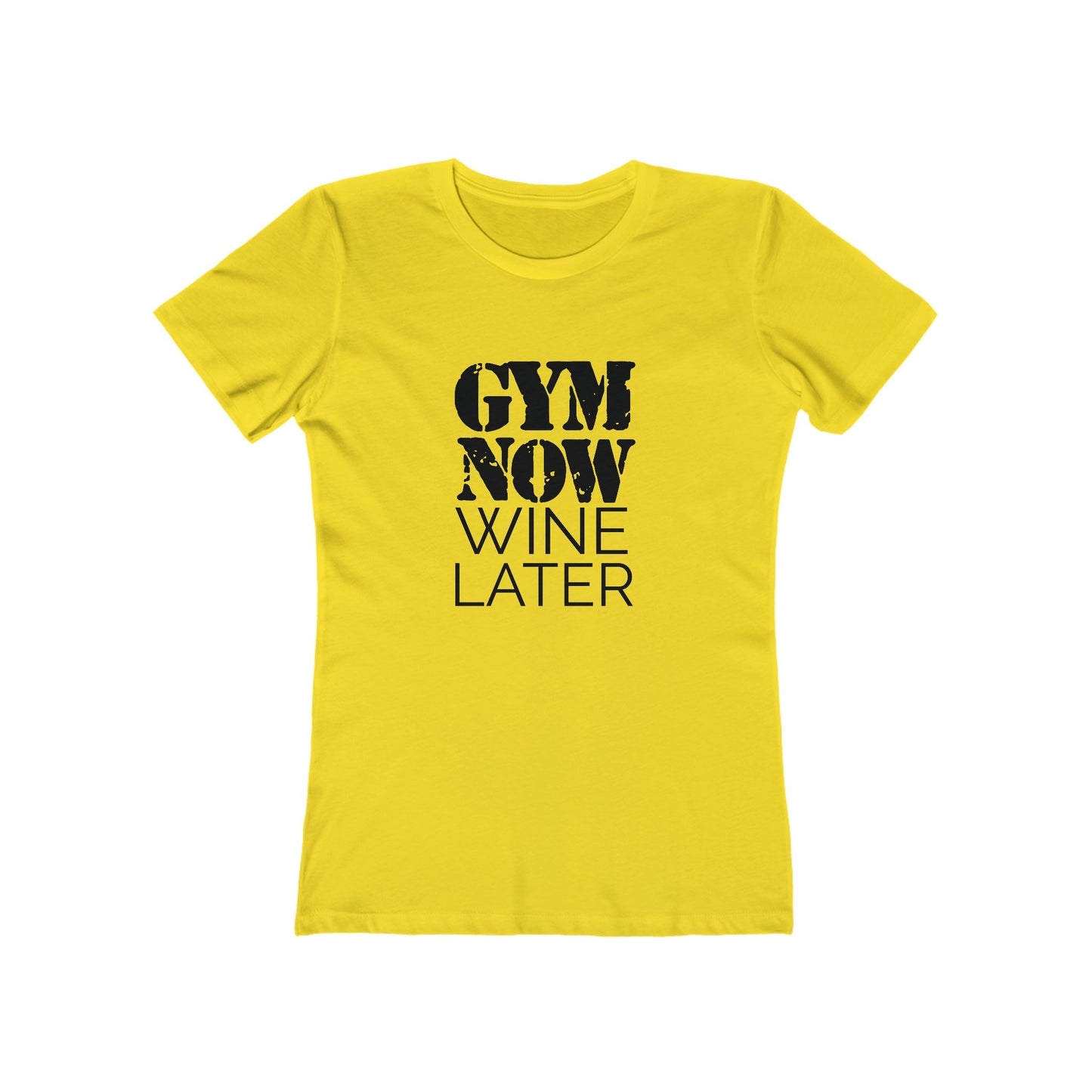 Gym Now, Wine Later - Women's T-shirt