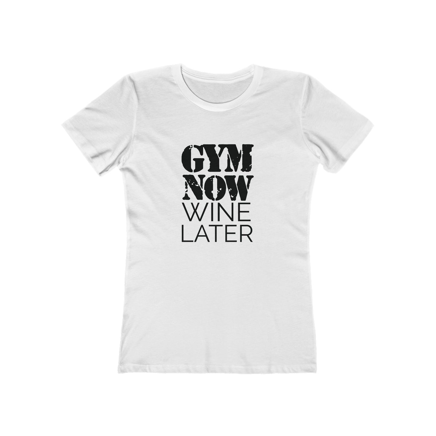 Gym Now, Wine Later - Women's T-shirt