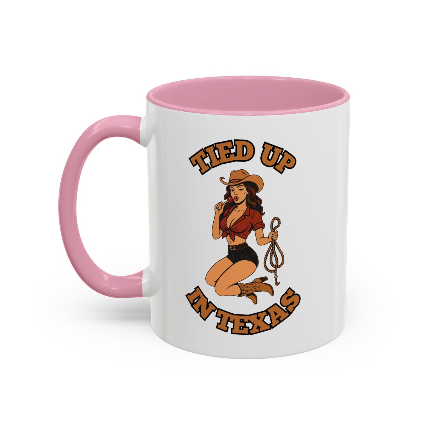 Tied up in Texas - Colorful Ceramic Mug