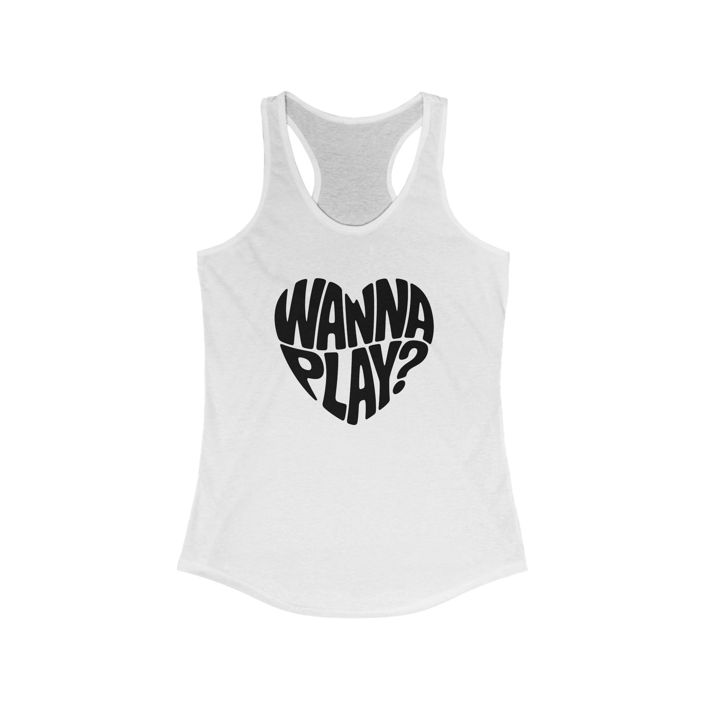 Wanna Play? - Women's Racerback Tank