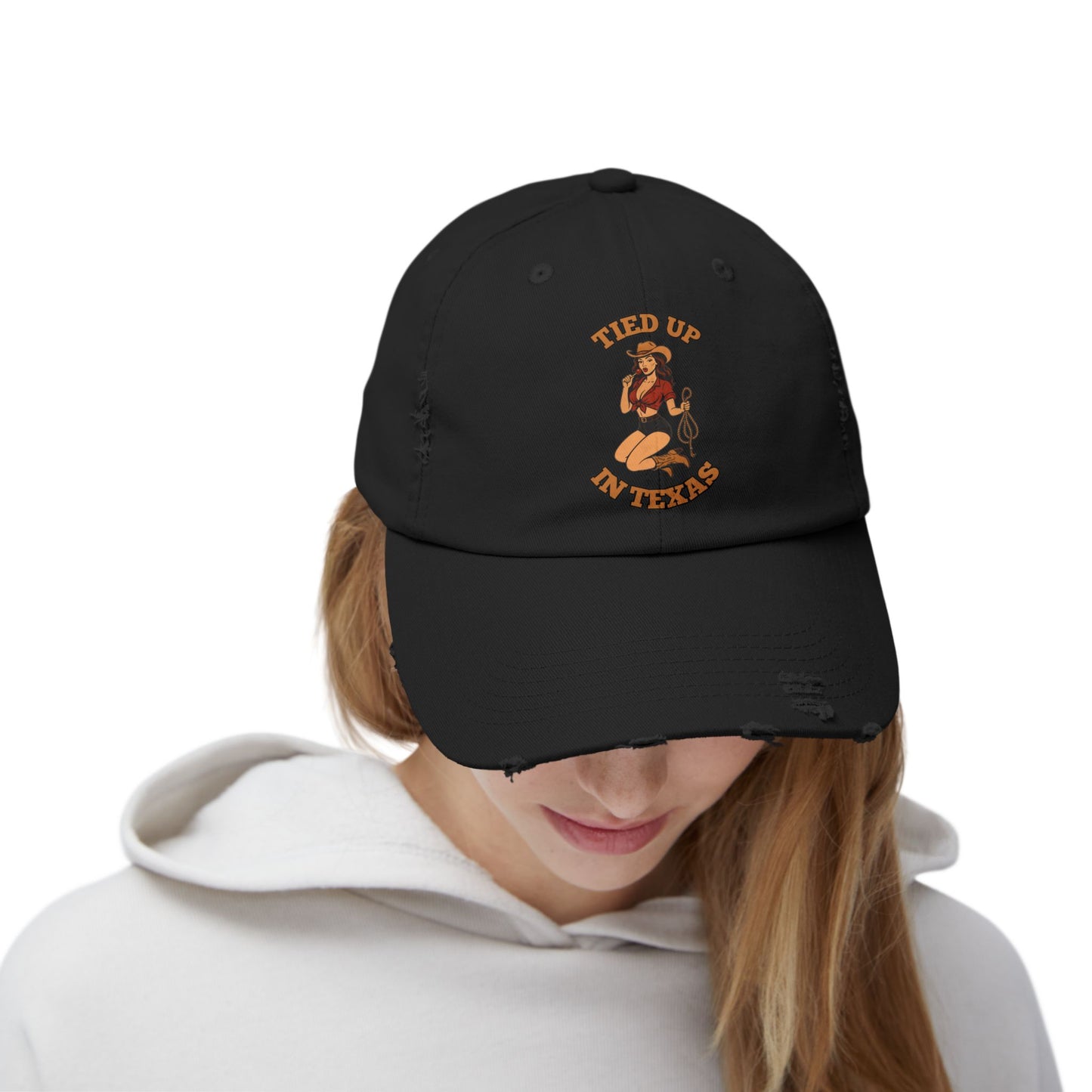Tied Up in Texas - Distressed Cap