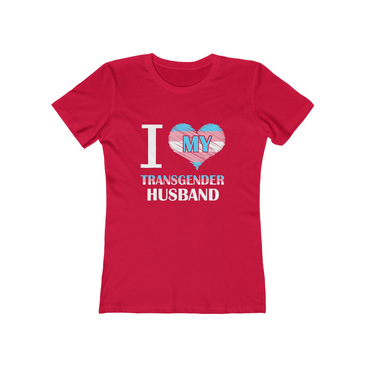 I Heart My Transgender Husband - Women's T-shirt