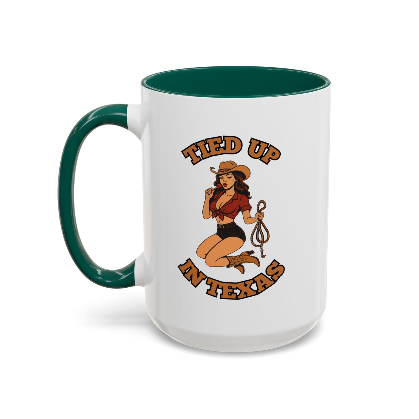 Tied up in Texas - Colorful Ceramic Mug