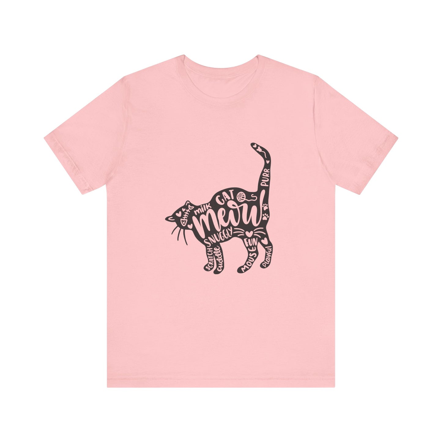 Cat Word Cloud - Unisex T-Shirt