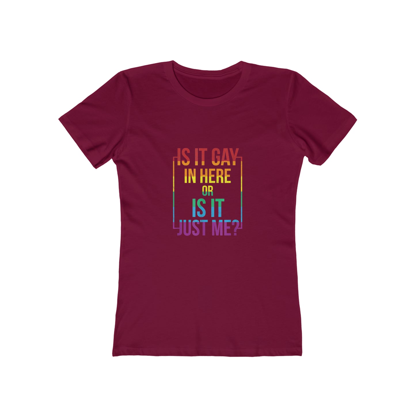 Is It Gay In Here Or Is It Just Me - Women's T-shirt