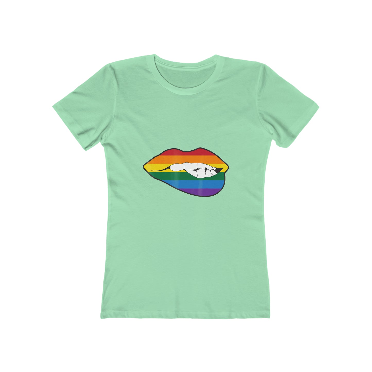 Pride Biting Lips - Women's T-shirt