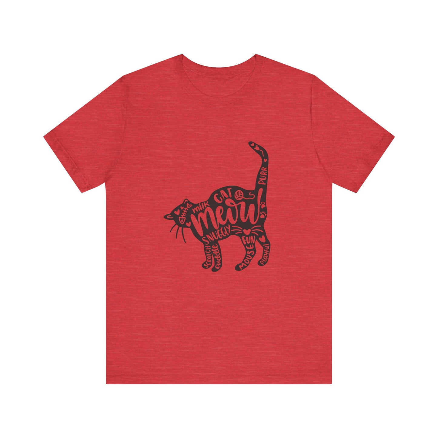 Cat Word Cloud - Unisex T-Shirt