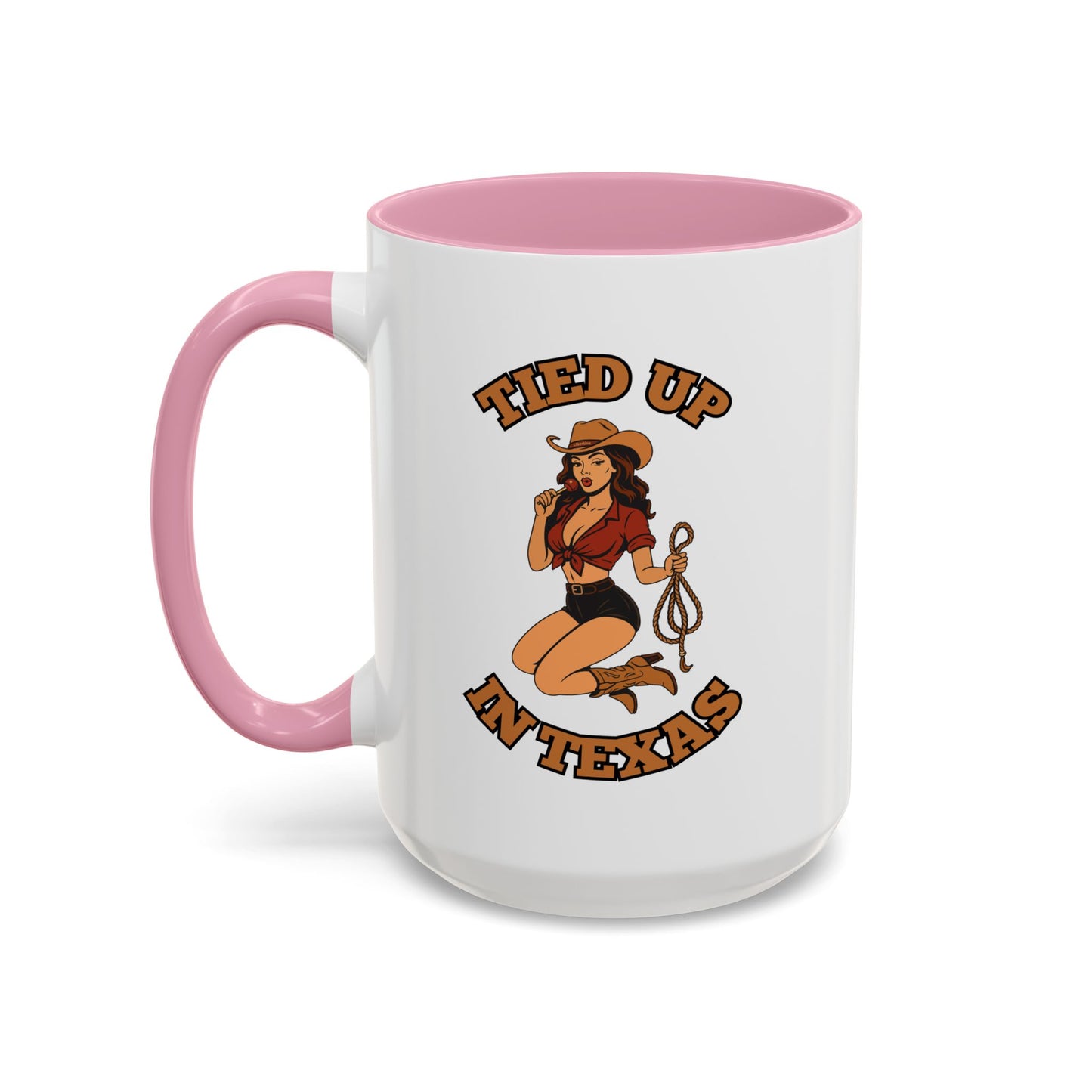 Tied up in Texas - Colorful Ceramic Mug