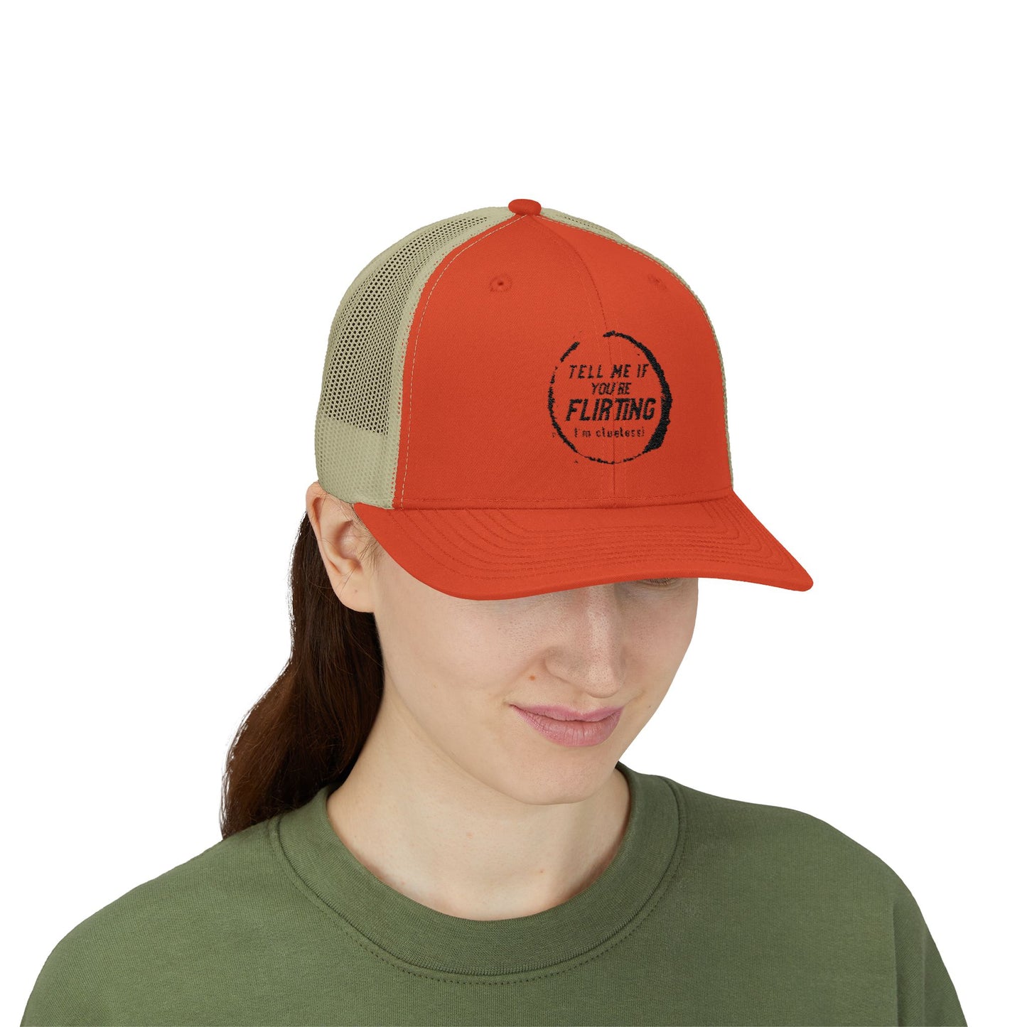 Tell Me If You're Flirting - Snapback Trucker Cap